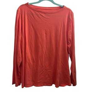 Eileen Fisher Organic Cotton Coral top